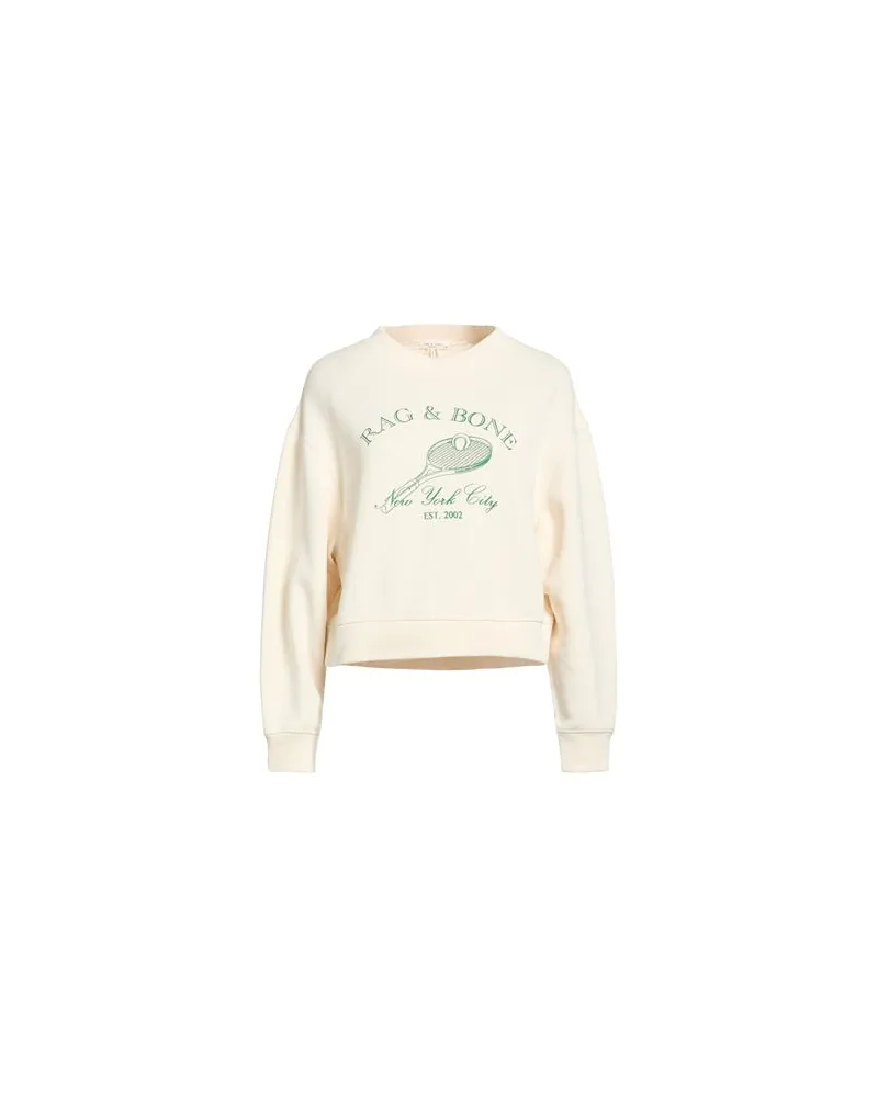 Rag & Bone TOPS - Sweatshirtsauf YOOX.COM Cremeweiß