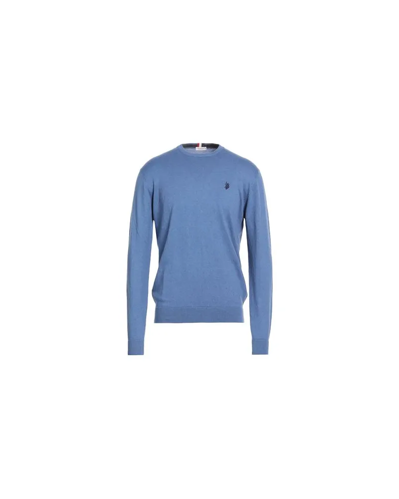 U.S. Polo Assn.  STRICKWAREN - Pulloverauf YOOX.COM Taubenblau