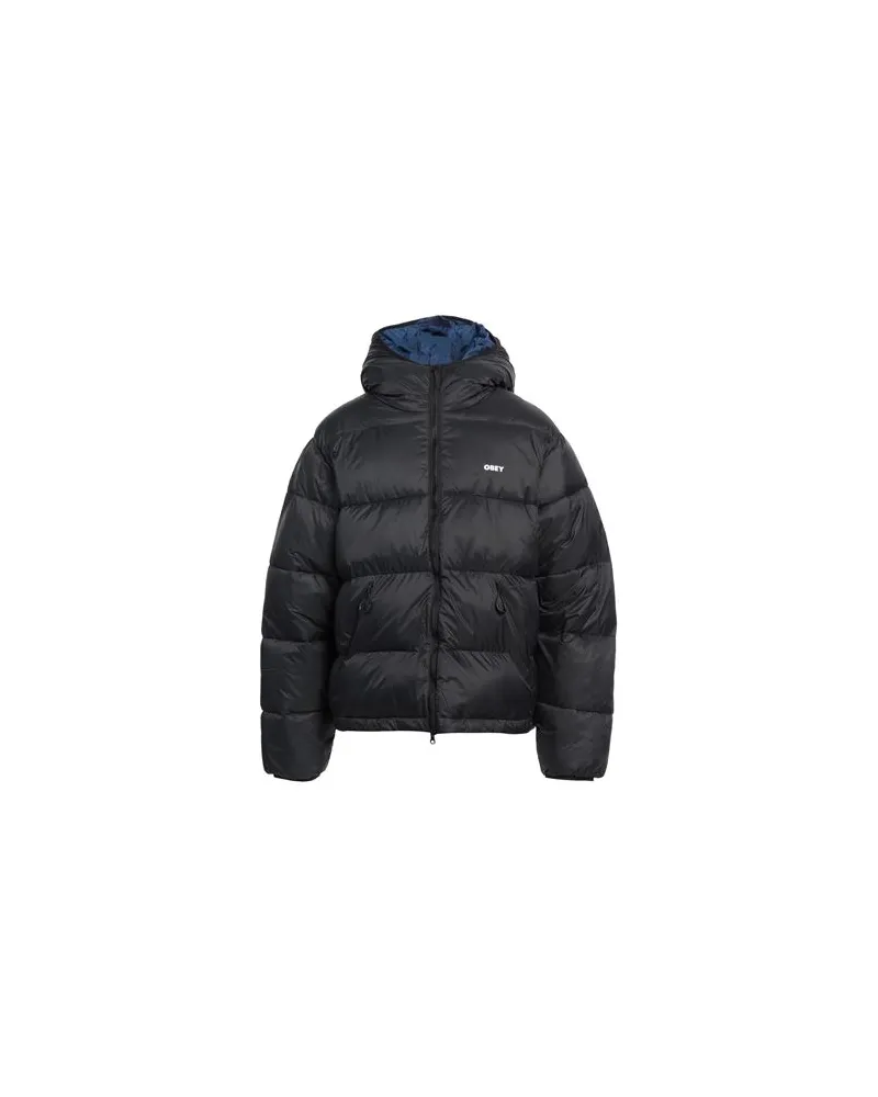 Obey JACKEN & MÄNTEL - Pufferjacken & Daunenjackenauf YOOX.COM Schwarz