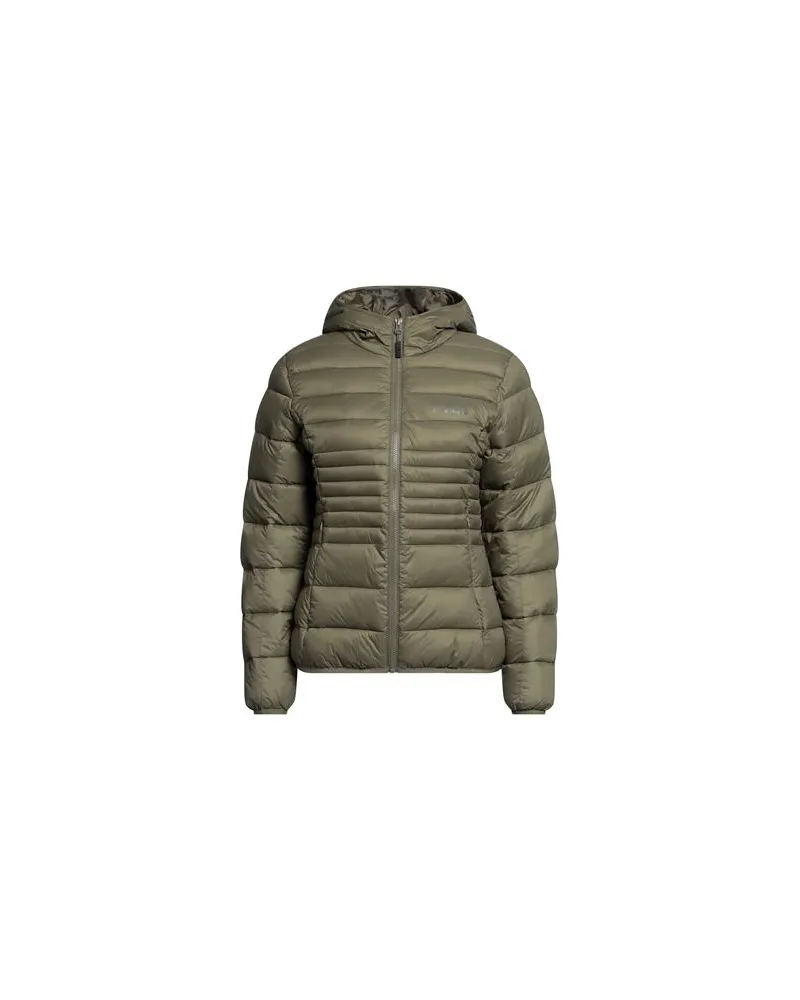 Fila JACKEN & MÄNTEL - Pufferjacken & Daunenjackenauf YOOX.COM Militärgrün