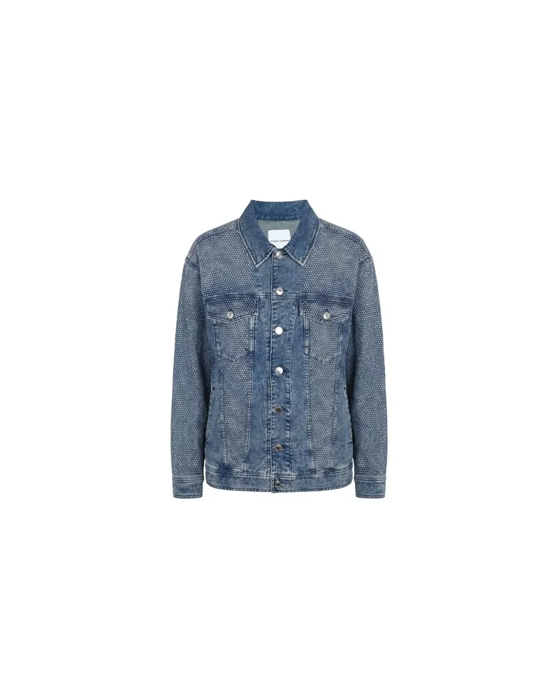 Pinko JACKEN & MÄNTEL - Jeansjacken/Mäntelauf YOOX.COM Blau