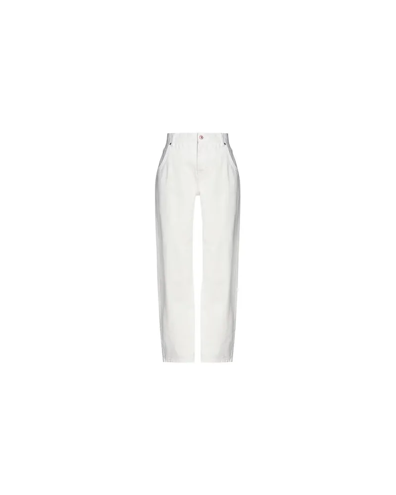 only HOSEN & RÖCKE - Jeanshosenauf YOOX.COM Weiß