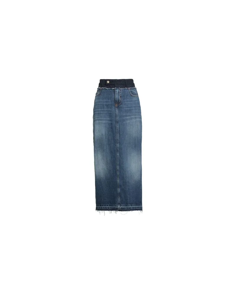 Manila Grace HOSEN & RÖCKE - Jeansröckeauf YOOX.COM Blau
