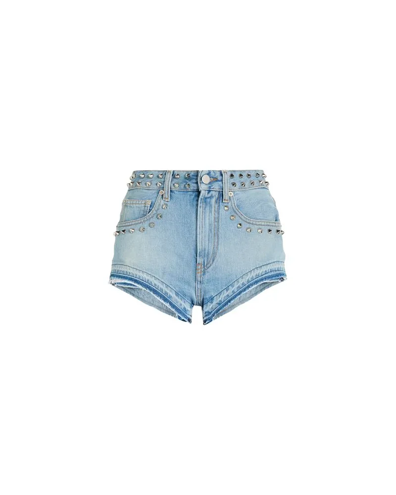 Alessandra Rich HOSEN & RÖCKE - Jeansshortsauf YOOX.COM Blau