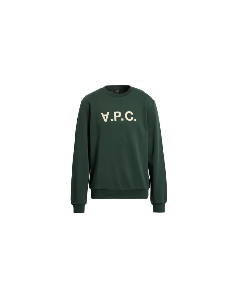 A.P.C. TOPS - Sweatshirtsauf YOOX.COM Dunkelgrün