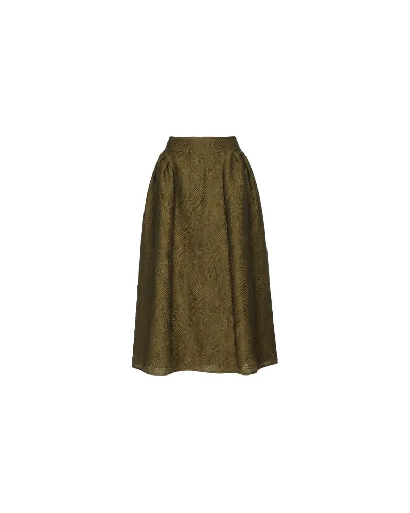 Cecilie Bahnsen HOSEN & RÖCKE - Midi-Röckeauf YOOX.COM Militärgrün