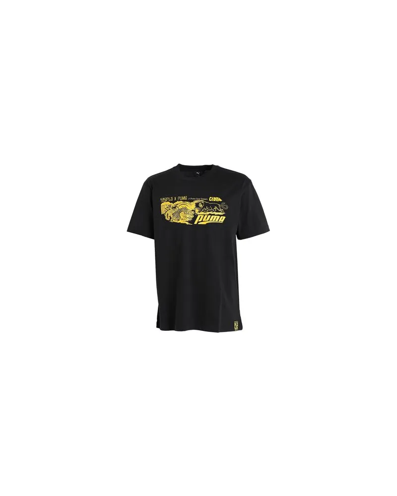Puma X STAPLE Graphic Tee  - PUMA X STAPLE Graphic Tee - TOPS - T-shirtsauf YOOX.COM Schwarz