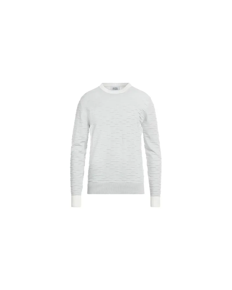 Alpha Studio STRICKWAREN - Pulloverauf YOOX.COM Himmelblau