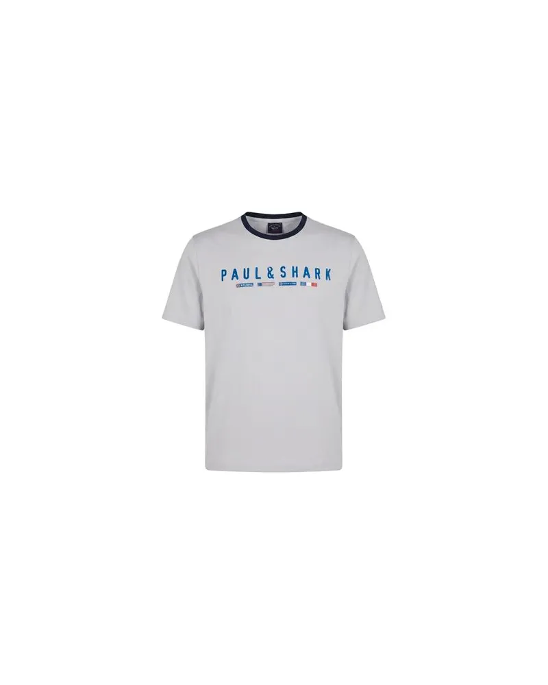 Paul & Shark TOPS - T-shirtsauf YOOX.COM Hellgrau