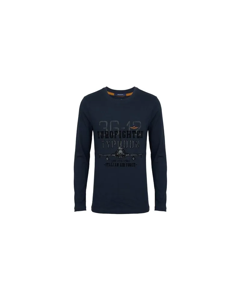 Aeronautica Militare TOPS - T-shirtsauf YOOX.COM Marineblau