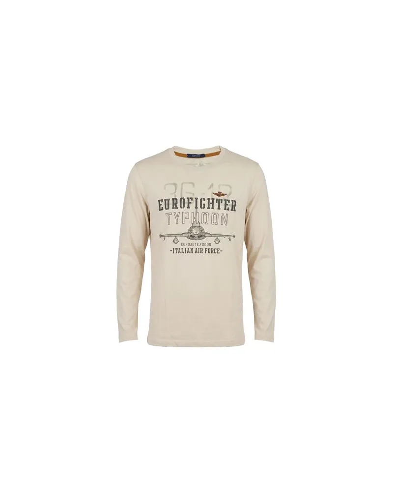 Aeronautica Militare TOPS - T-shirtsauf YOOX.COM Elfenbein