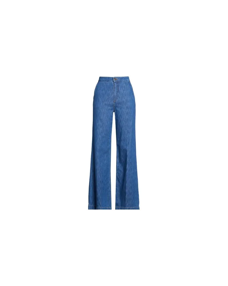 Twin-Set HOSEN & RÖCKE - Jeanshosenauf YOOX.COM Blau