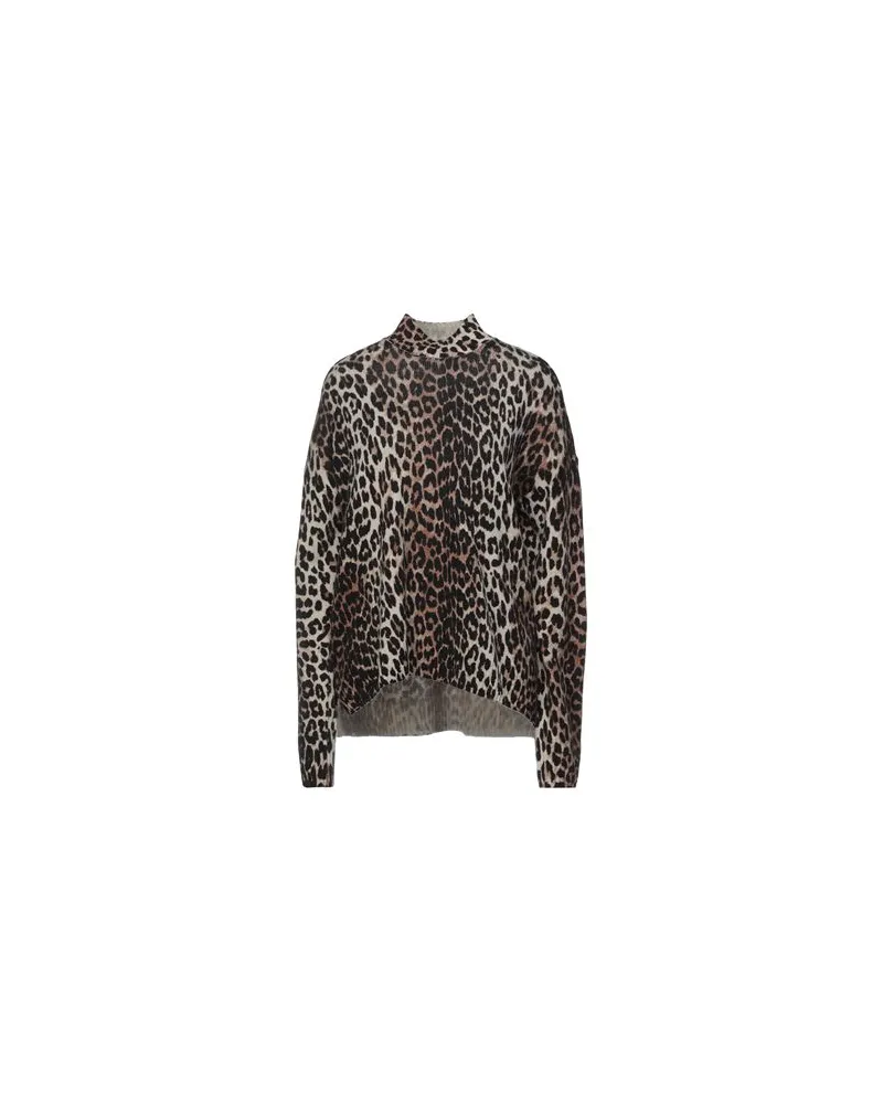 Ganni STRICKWAREN - Rollkragenpulloverauf YOOX.COM Beige