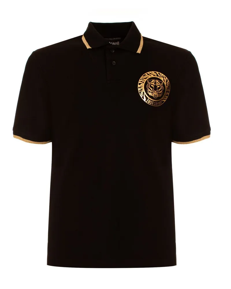 Just Cavalli Poloshirt Schwarz