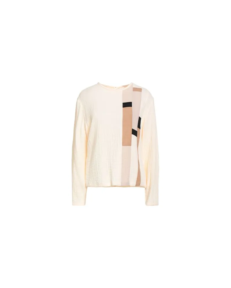 ALYSI CRÈME - TOPS - Topsauf YOOX.COM Cremeweiß