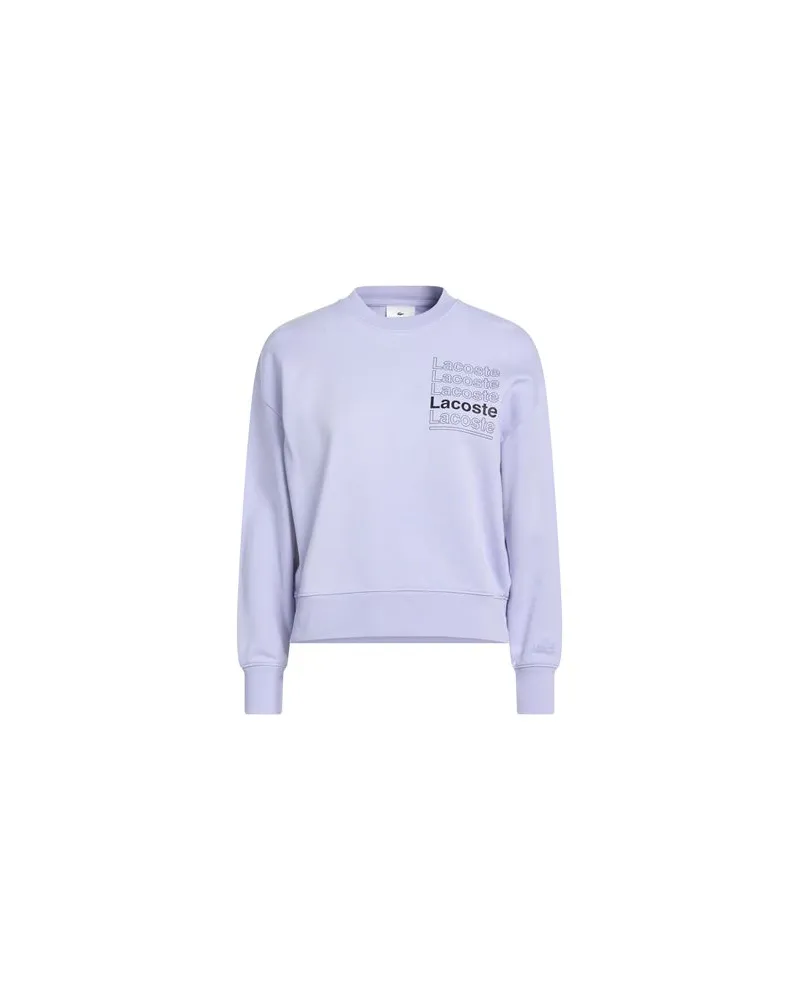 Lacoste L!VE TOPS - Sweatshirtsauf YOOX.COM Lila