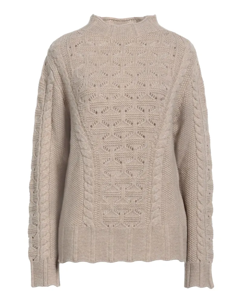 Malo Rollkragenpullover Beige