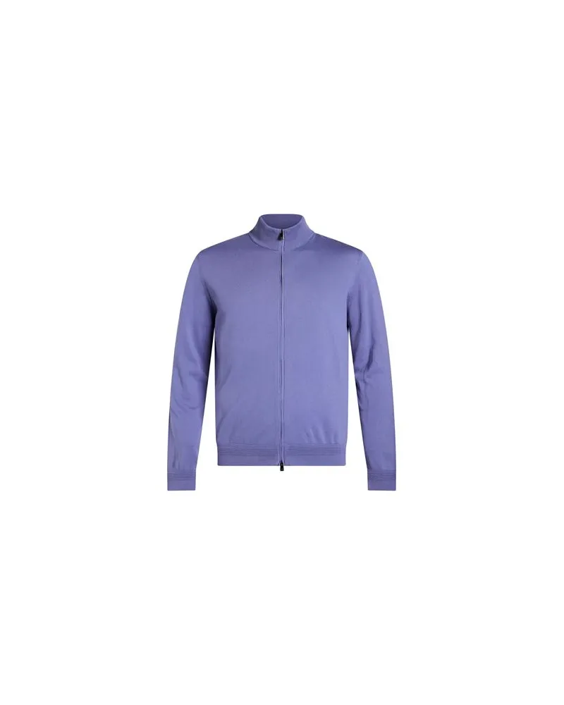 Corneliani STRICKWAREN - Strickjackenauf YOOX.COM Hellblau