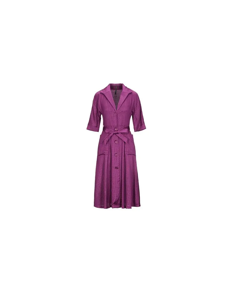 Manila Grace KLEIDER - Midi-Kleiderauf YOOX.COM Violett