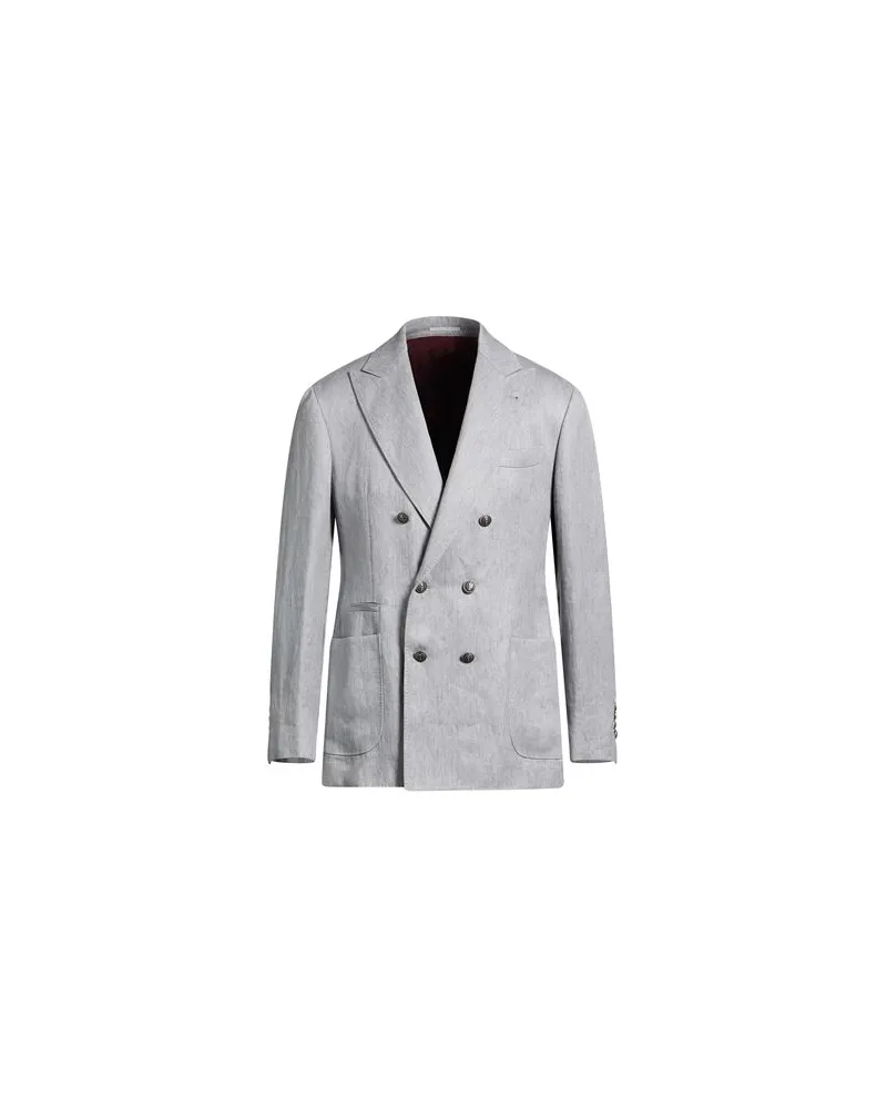 Brunello Cucinelli ANZÜGE und CO-ORDS - Blazersauf YOOX.COM Hellgrau