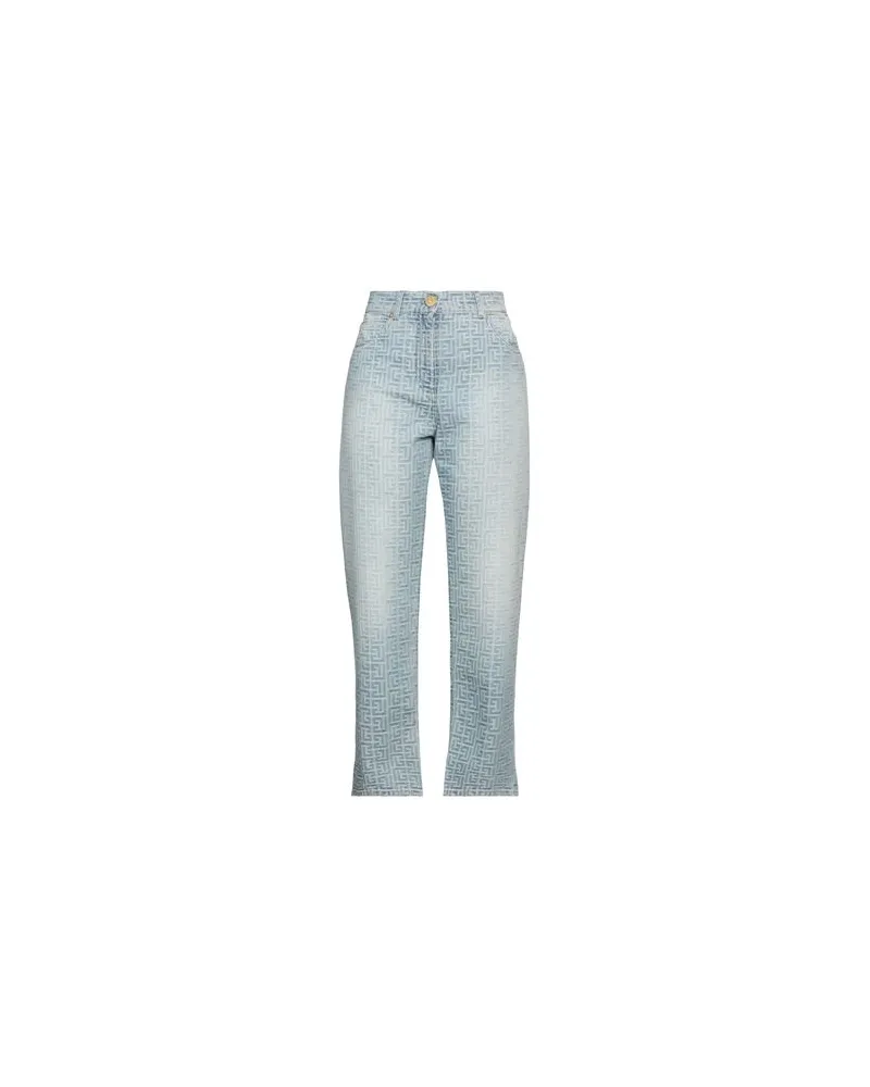 Balmain HOSEN & RÖCKE - Jeanshosenauf YOOX.COM Blau