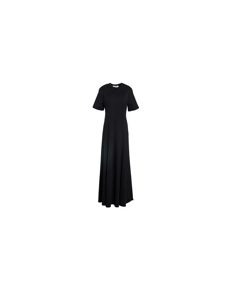 MSGM KLEIDER - Maxi-Kleiderauf YOOX.COM Schwarz