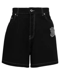 OFF-WHITE Jeansshorts Schwarz