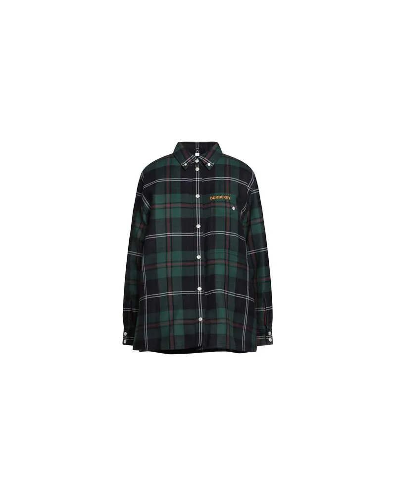 Burberry TOPS - Hemdenauf YOOX.COM Dunkelgrün