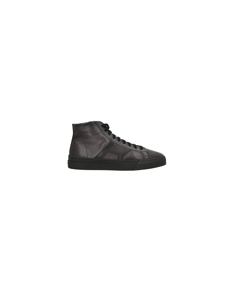 Santoni DOUBLE BUCKLE SNEAKER - SCHUHE - Sneakersauf YOOX.COM Schwarz