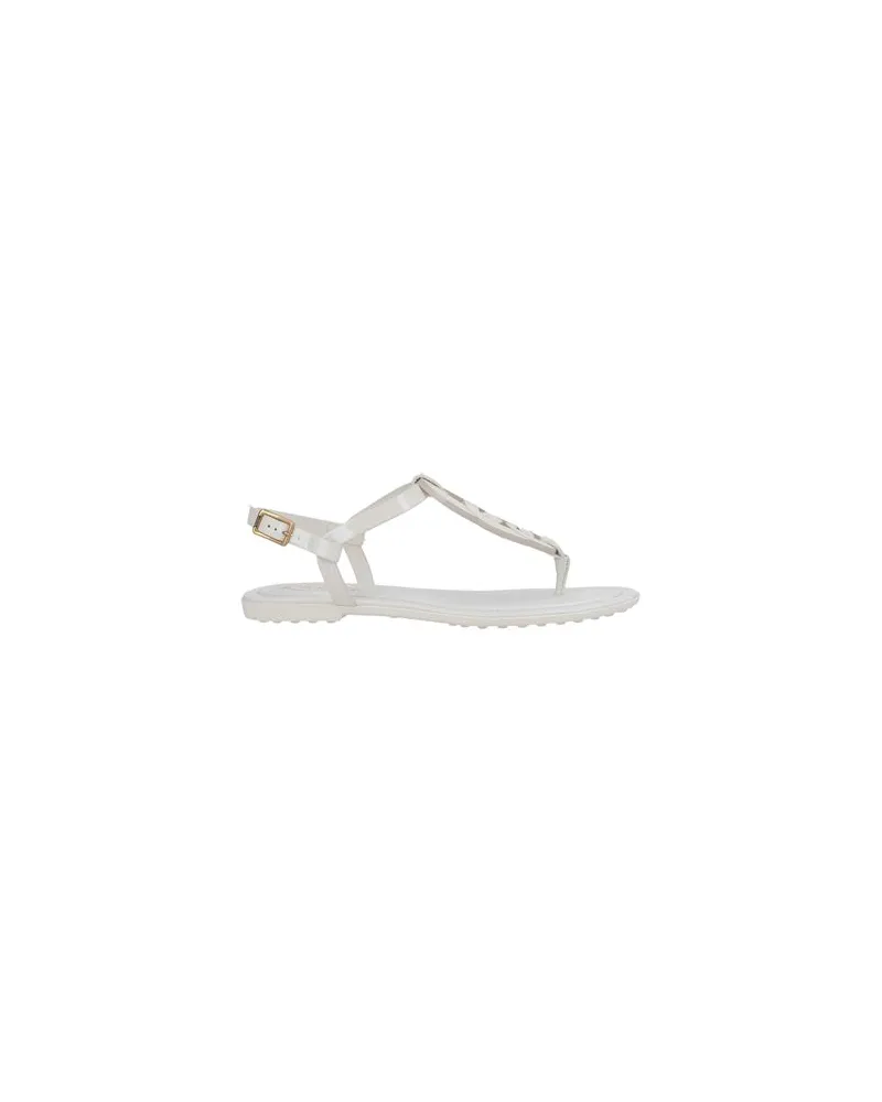 TOD'S SCHUHE - Zehentrennerauf YOOX.COM Elfenbein