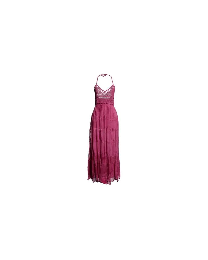 Guess KLEIDER - Maxi-Kleiderauf YOOX.COM Fuchsia