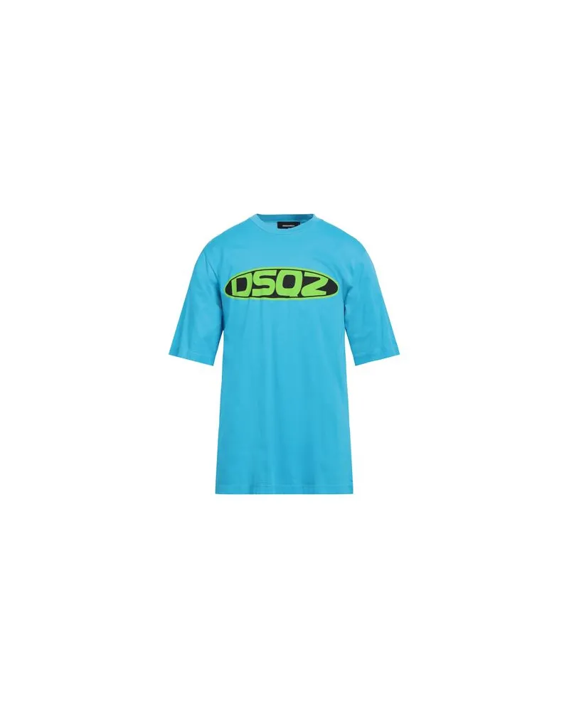 Dsquared2 TOPS - T-shirtsauf YOOX.COM Azurblau