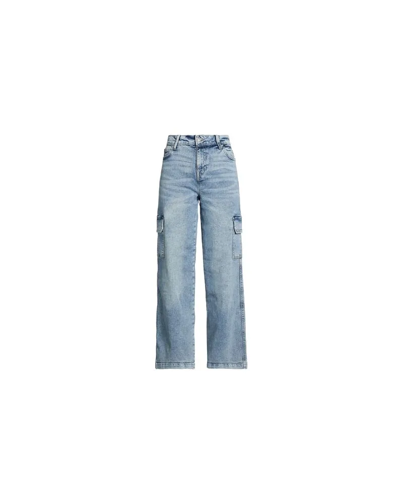 True Religion BOBBI BAGGY CARGO - HOSEN & RÖCKE - Jeanshosenauf YOOX.COM Blau