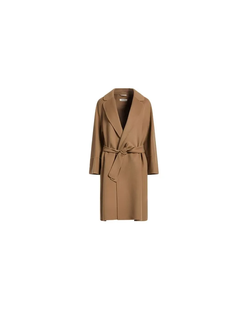 Max Mara JACKEN & MÄNTEL - Mäntelauf YOOX.COM Hellbraun