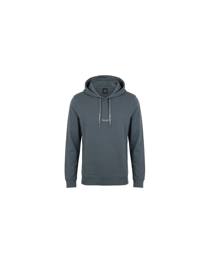 Armani Exchange TOPS - Sweatshirtsauf YOOX.COM Taubenblau