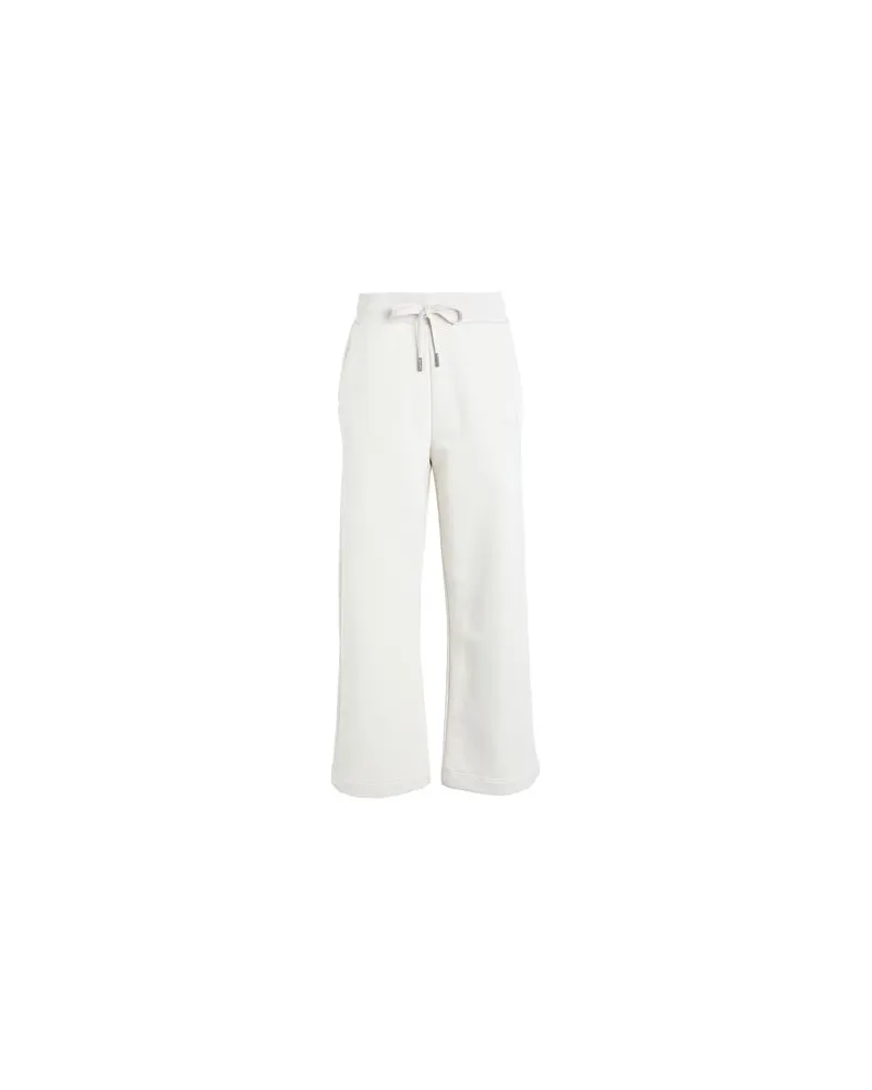 Woolrich LOGO SWEATPANT  - HOSEN & RÖCKE - Hosenauf YOOX.COM Cremeweiß