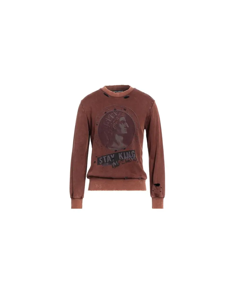 Dolce & Gabbana TOPS - Sweatshirtsauf YOOX.COM Braun