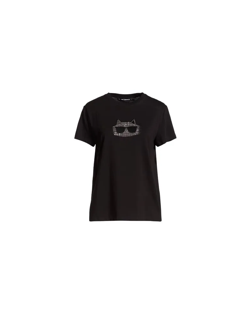 Karl Lagerfeld TOPS - T-shirtsauf YOOX.COM Schwarz