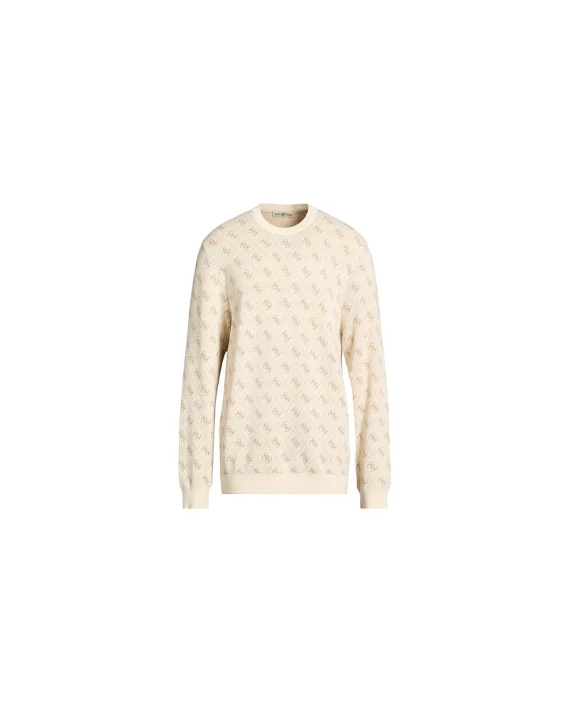 Guess STRICKWAREN - Pulloverauf YOOX.COM Cremeweiß