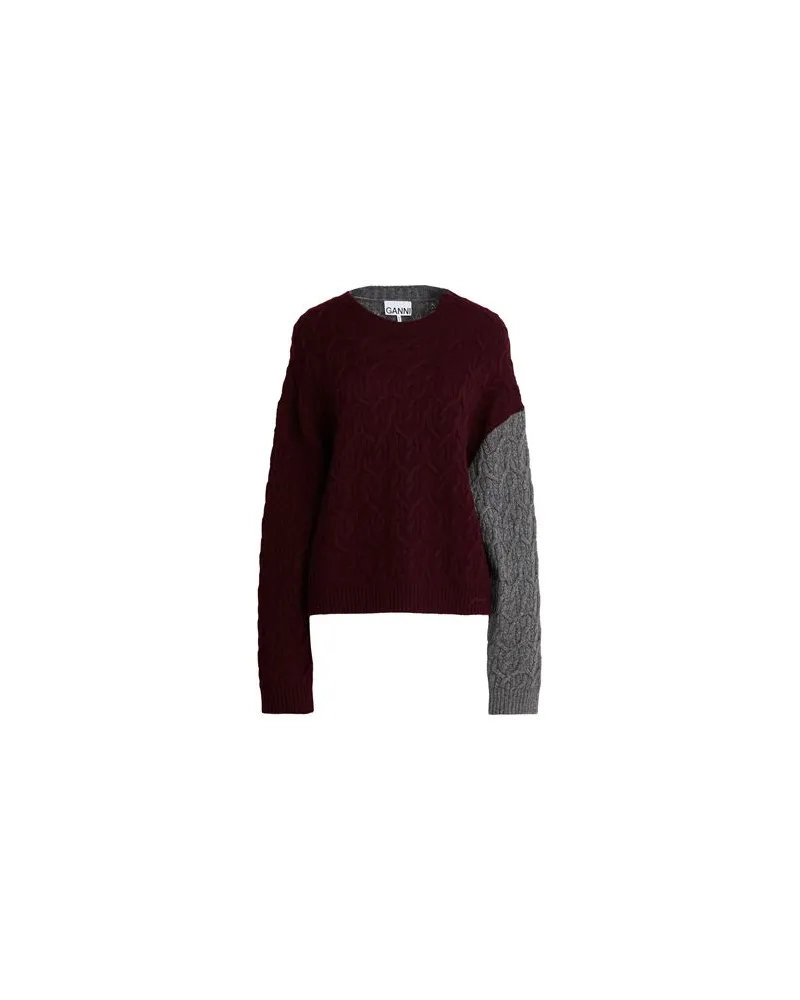 Ganni STRICKWAREN - Pulloverauf YOOX.COM Bordeaux