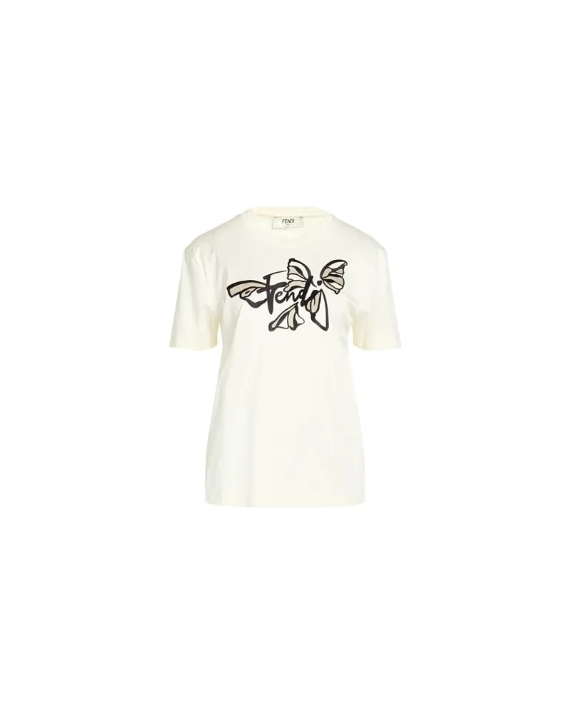 Fendi TOPS - T-shirtsauf YOOX.COM Cremeweiß