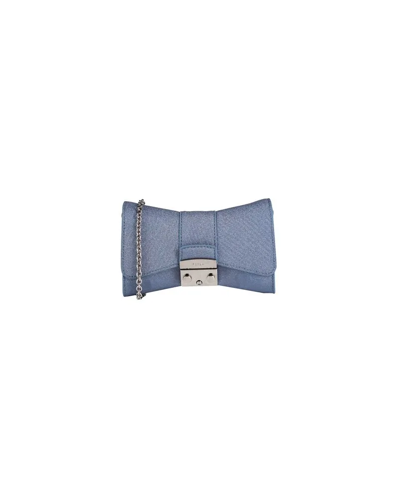 Furla METROPOLIS REMIX MINI CROSSBOD  - TASCHEN - Umhängetascheauf YOOX.COM Taubenblau