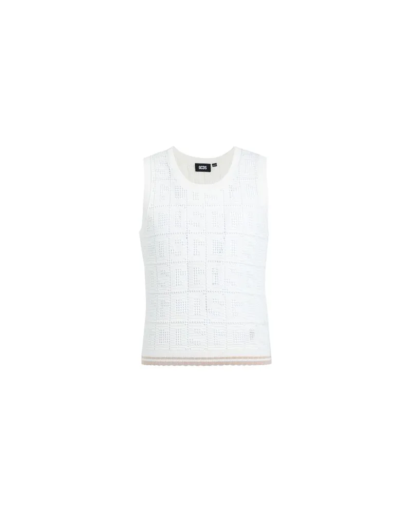 GCDS STRICKWAREN - Pulloverauf YOOX.COM Elfenbein