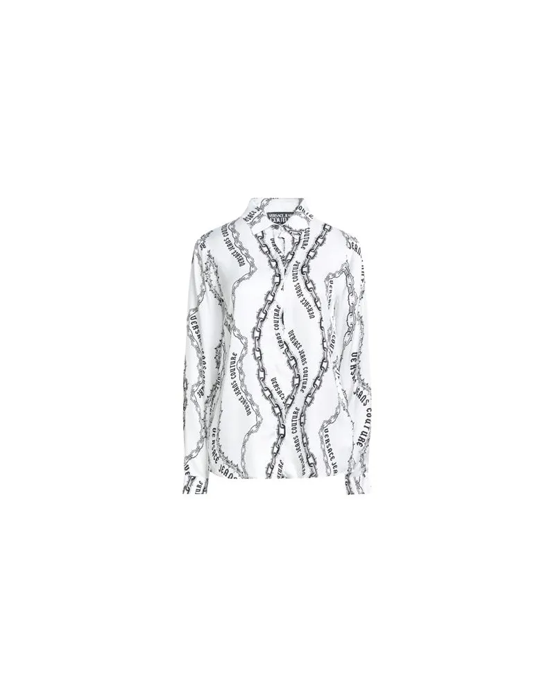 Versace Jeans TOPS - Hemdenauf YOOX.COM Weiß