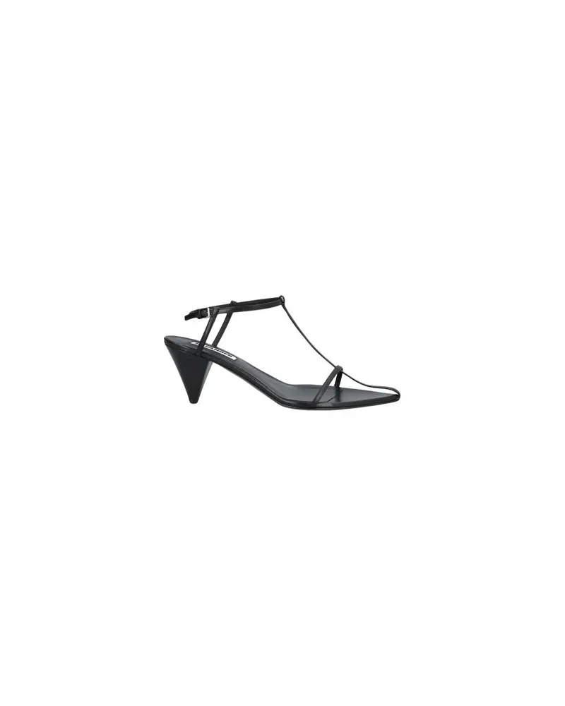 Jil Sander SCHUHE - Sandalenauf YOOX.COM Schwarz
