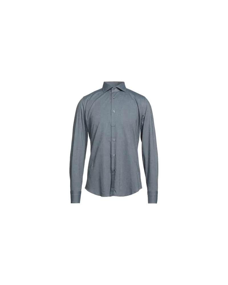 Drumohr  TOPS - Hemdenauf YOOX.COM Taubenblau