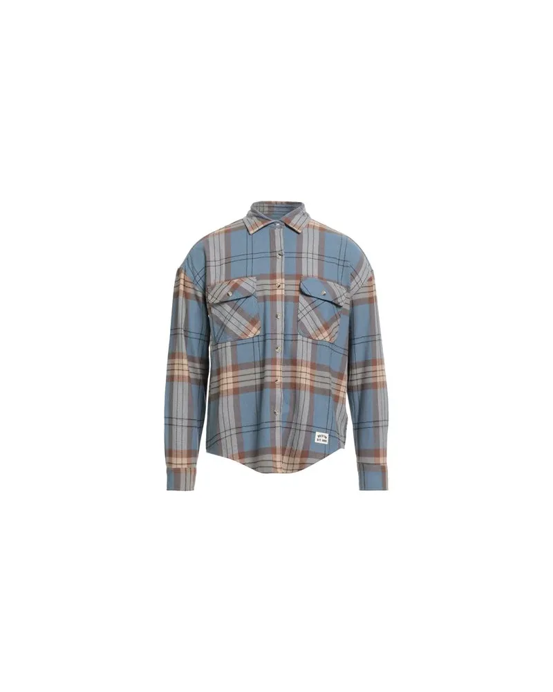 Brixton TOPS - Hemdenauf YOOX.COM Taubenblau