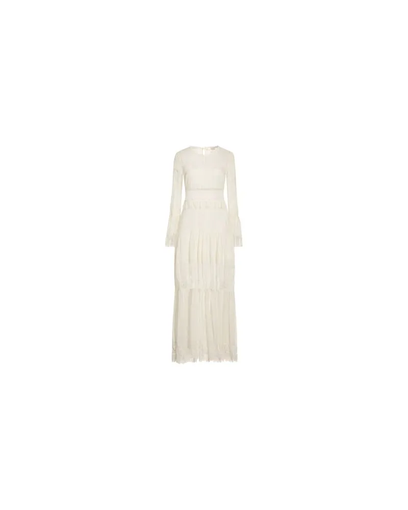 LoveShackFancy KLEIDER - Maxi-Kleiderauf YOOX.COM Elfenbein