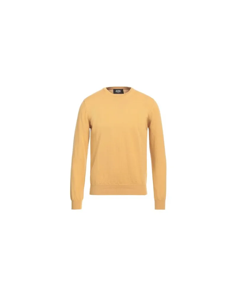 Alpha Studio STRICKWAREN - Pulloverauf YOOX.COM Senf