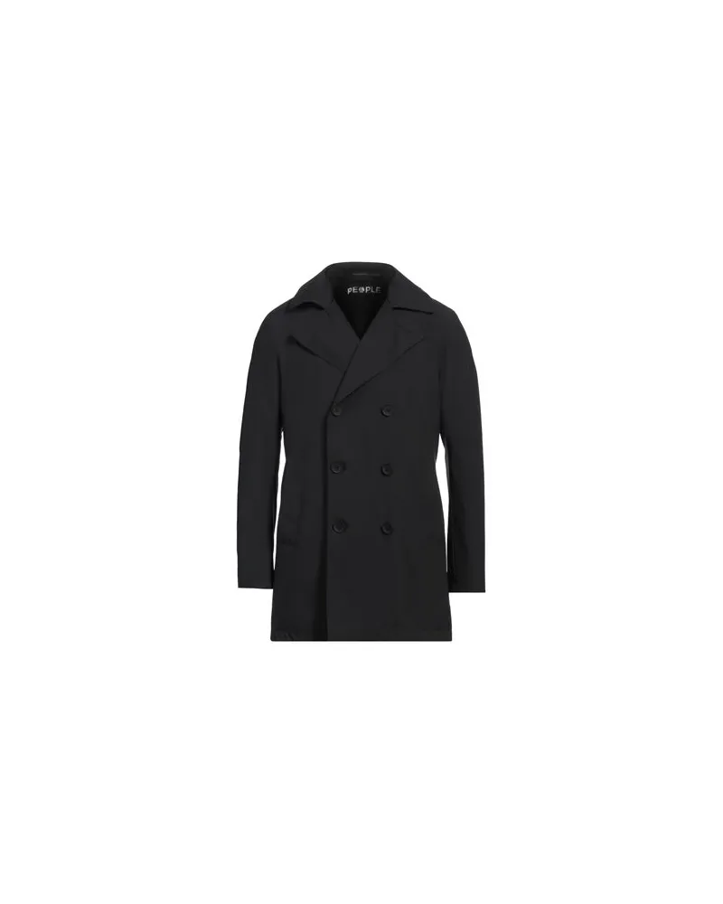 People of Shibuya JACKEN & MÄNTEL - Jacken, Mäntel & Trenchcoatsauf YOOX.COM Schwarz